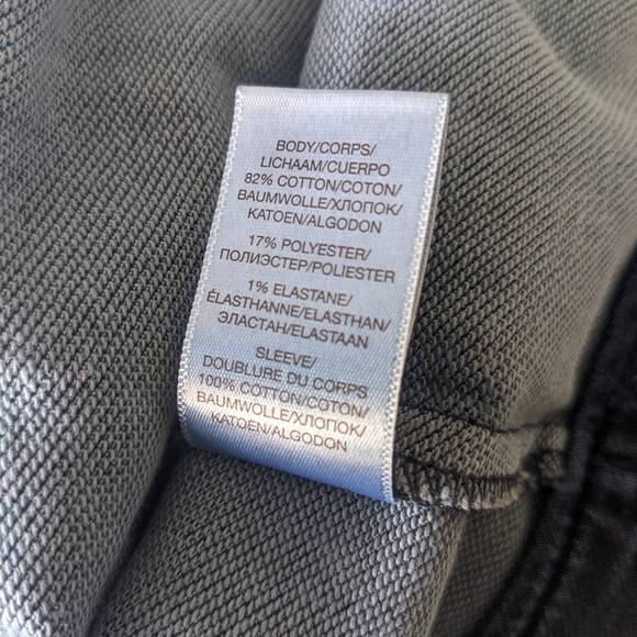 NWT Knit sleeve denim jacket - Picture 7 of 7